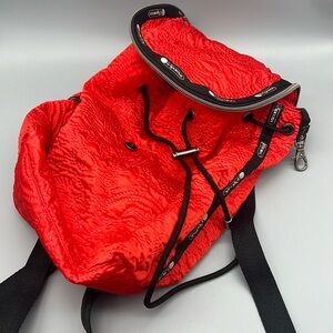 LeSportsac nylon red mini backpack